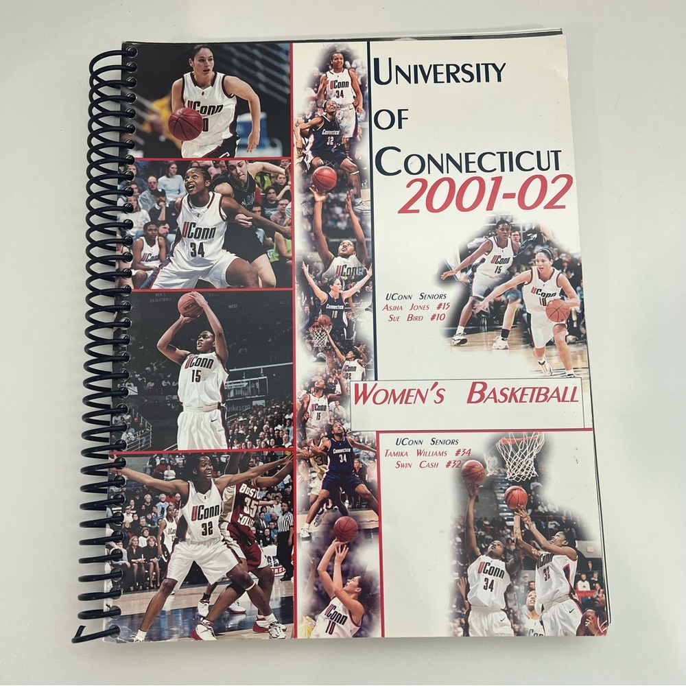 UConn 2001–02 Women’s Basketball Yearbook Media Guide EUC